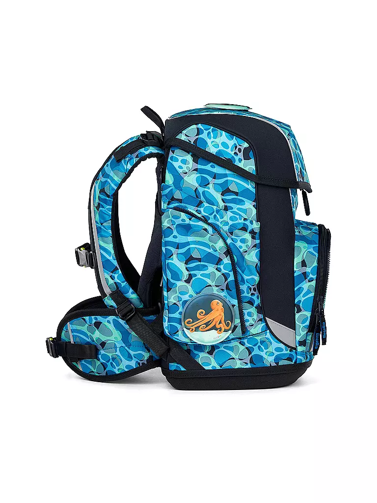 ERGOBAG | Set di zaini scolastici 5 pz. CUBO AbtauchBär | Blu