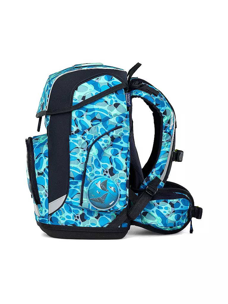 ERGOBAG | Set di zaini scolastici 5 pz. CUBO AbtauchBär | Blu