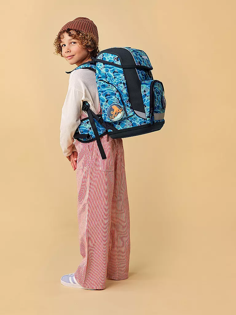 ERGOBAG | Set di zaini scolastici 5 pz. CUBO AbtauchBär | Blu