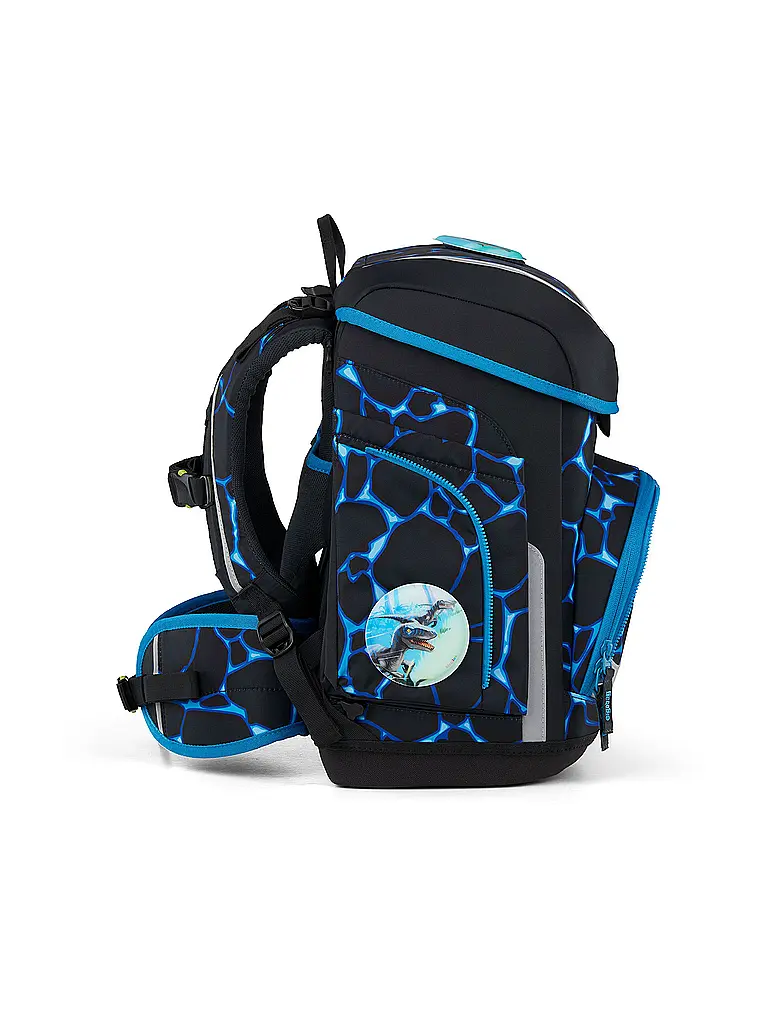 ERGOBAG | Set di zaini scolastici 5 pz. CUBO Bärassic Garden | Nero