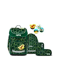 ERGOBAG | Set di zaini scolastici 5 pz. CUBO Bärrex 2026 | Verde scuro