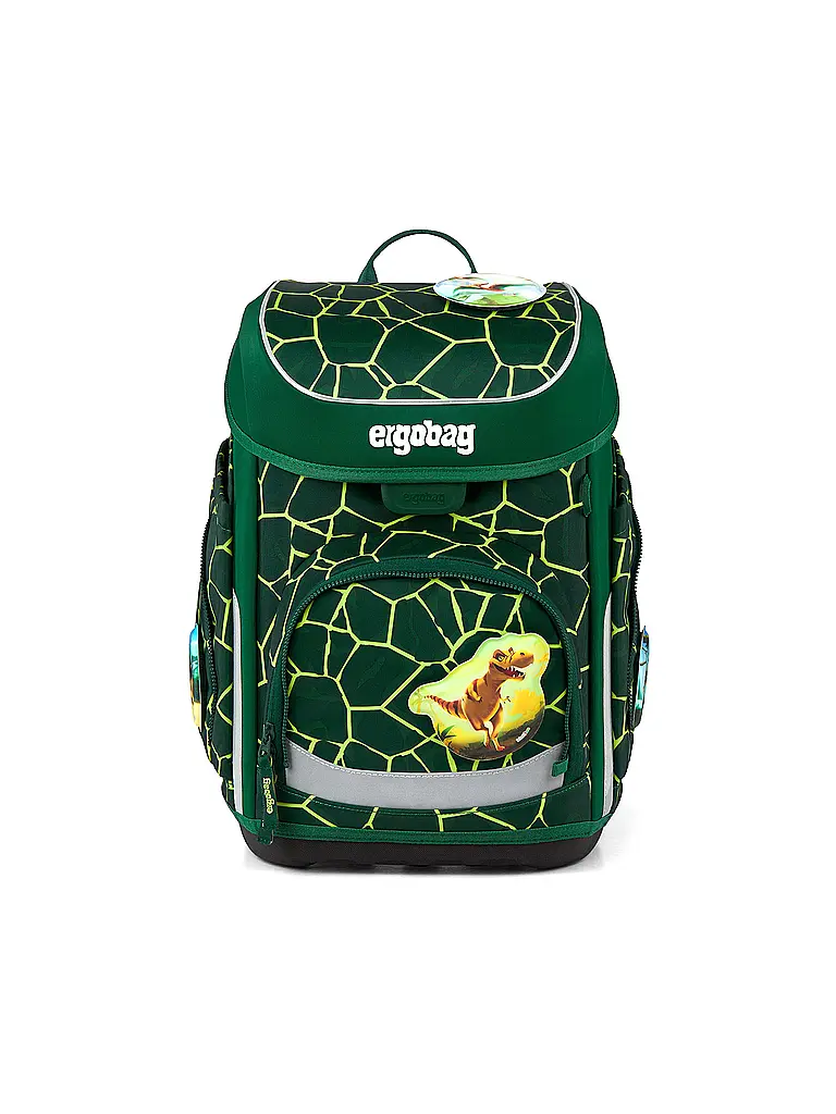 ERGOBAG | Set di zaini scolastici 5 pz. CUBO Bärrex 2026 | Verde scuro