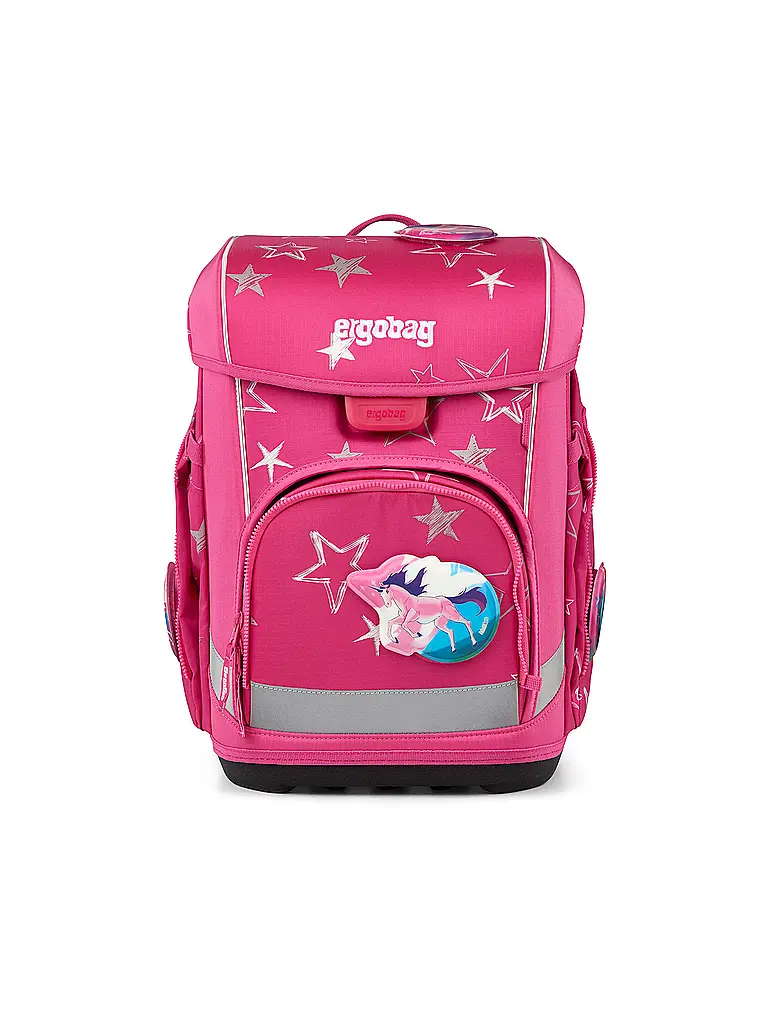 ERGOBAG | Set di zaini scolastici 5 pz. CUBO LIGHT 2026 | Fucsia