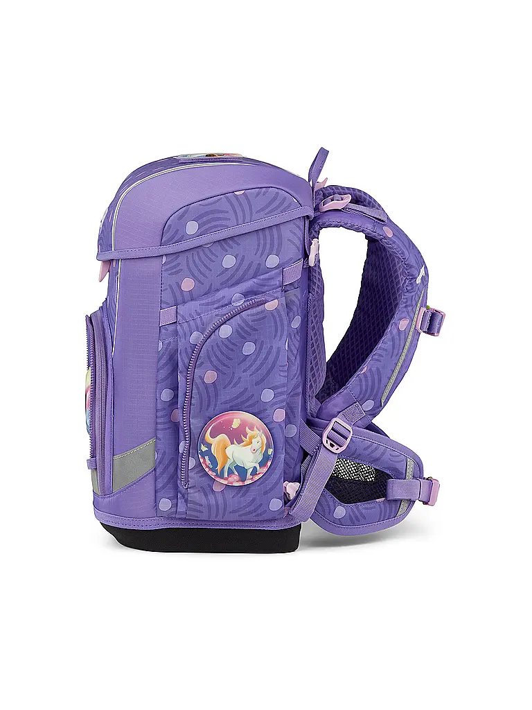 ERGOBAG | Set di zaini scolastici 5 pz. CUBO LIGHT PonyBäradies | Lilla