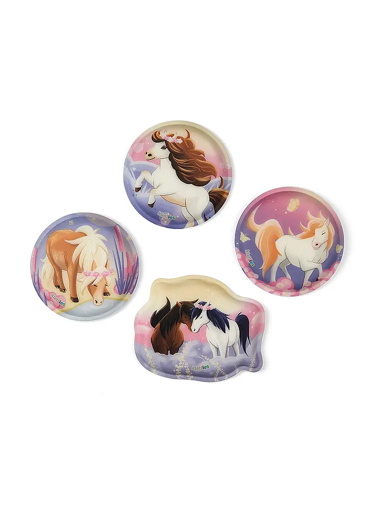 ERGOBAG | Set di zaini scolastici 5 pz. CUBO LIGHT PonyBäradies | Lilla