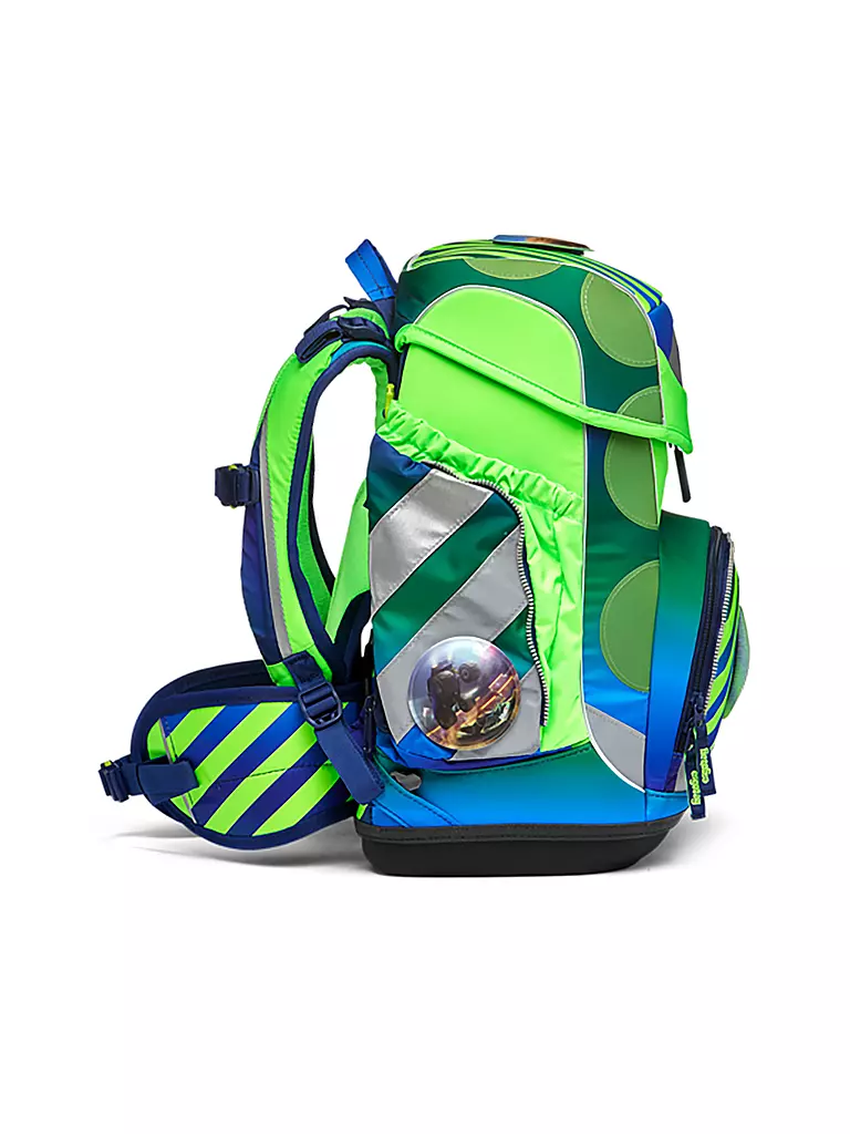 ERGOBAG | Set di zaini scolastici 5 pz. Cubo NeoTruckbär | Verde chiaro