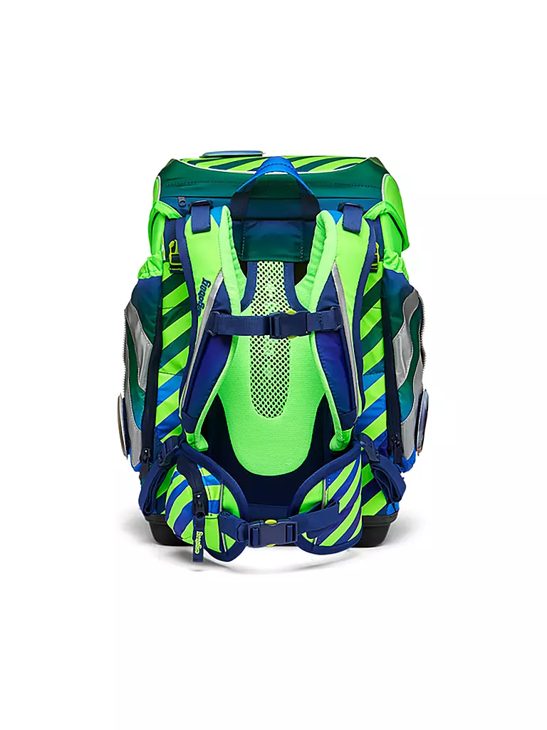 ERGOBAG | Set di zaini scolastici 5 pz. Cubo NeoTruckbär | Verde chiaro