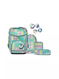 ERGOBAG | Set di zaini scolastici 5 pz. CUBO | Turchese