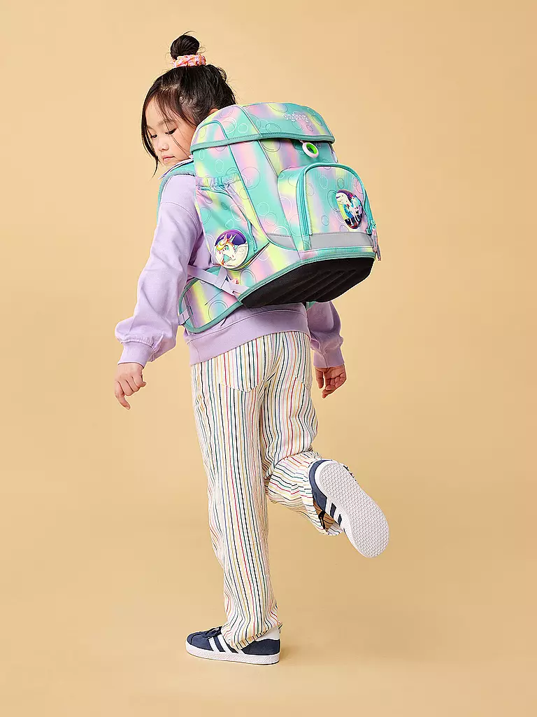 ERGOBAG | Set di zaini scolastici 5 pz. CUBO | Turchese