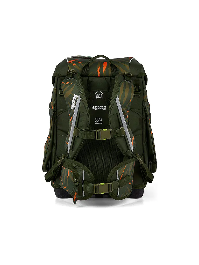 ERGOBAG | Set di zaini scolastici 5 pz. CUBO | Nero