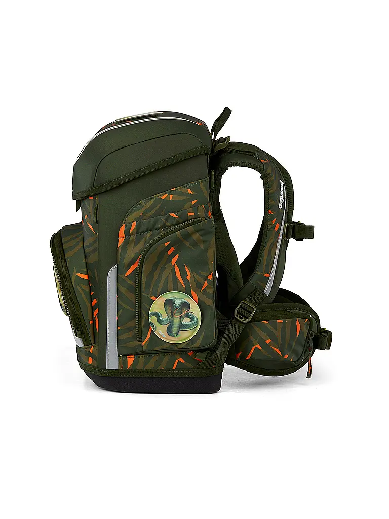 ERGOBAG | Set di zaini scolastici 5 pz. CUBO | Nero