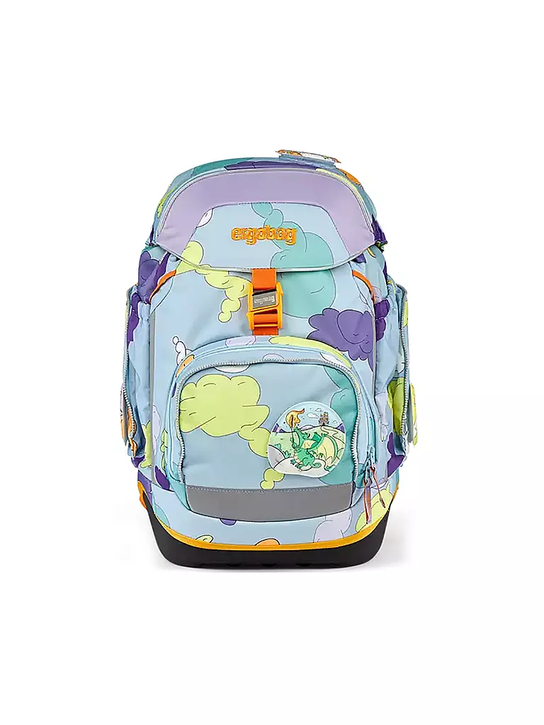 ERGOBAG | Set di zaini scolastici 5 pz. Tagträum Bär | Blu chiaro