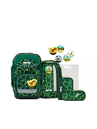 ERGOBAG | Set di zaini scolastici 6 pz PACK - BlaulichtBär | Verde scuro
