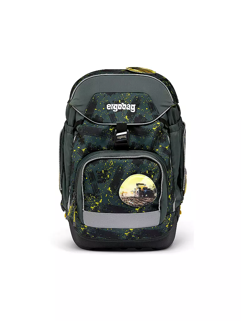 ERGOBAG | Set di zaini scolastici 6 pz PACK - MähdreschBär | Verde scuro