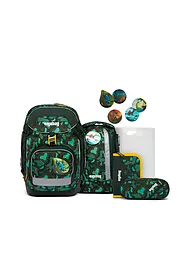 ERGOBAG | Set di zaini scolastici 6 pz PACK - BlaulichtBär | Verde scuro