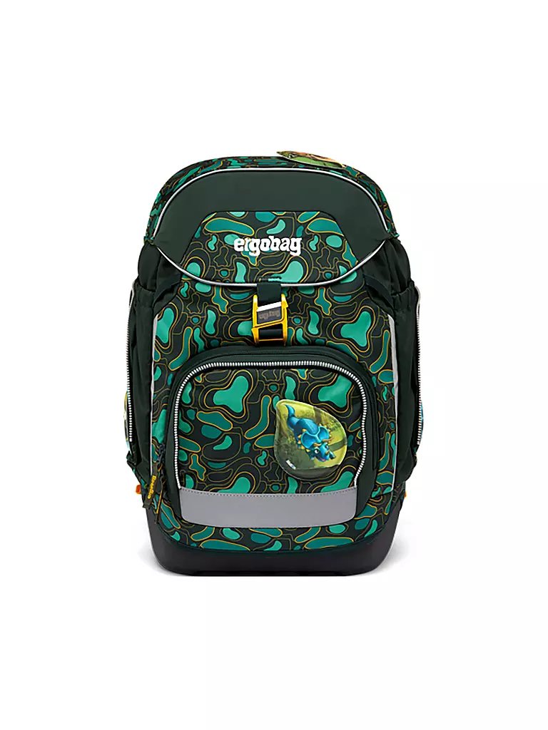 ERGOBAG | Set di zaini scolastici 6 pz PACK - TriBäratops | Verde scuro