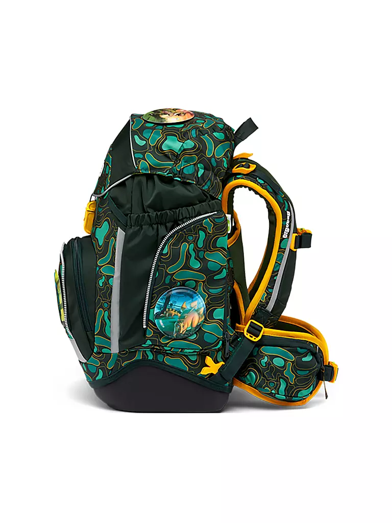 ERGOBAG | Set di zaini scolastici 6 pz PACK - TriBäratops | Verde scuro