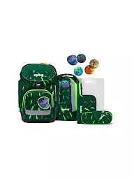 ERGOBAG | Set di zaini scolastici 6 pz PACK Lumi - PerlentauchBär | Verde scuro