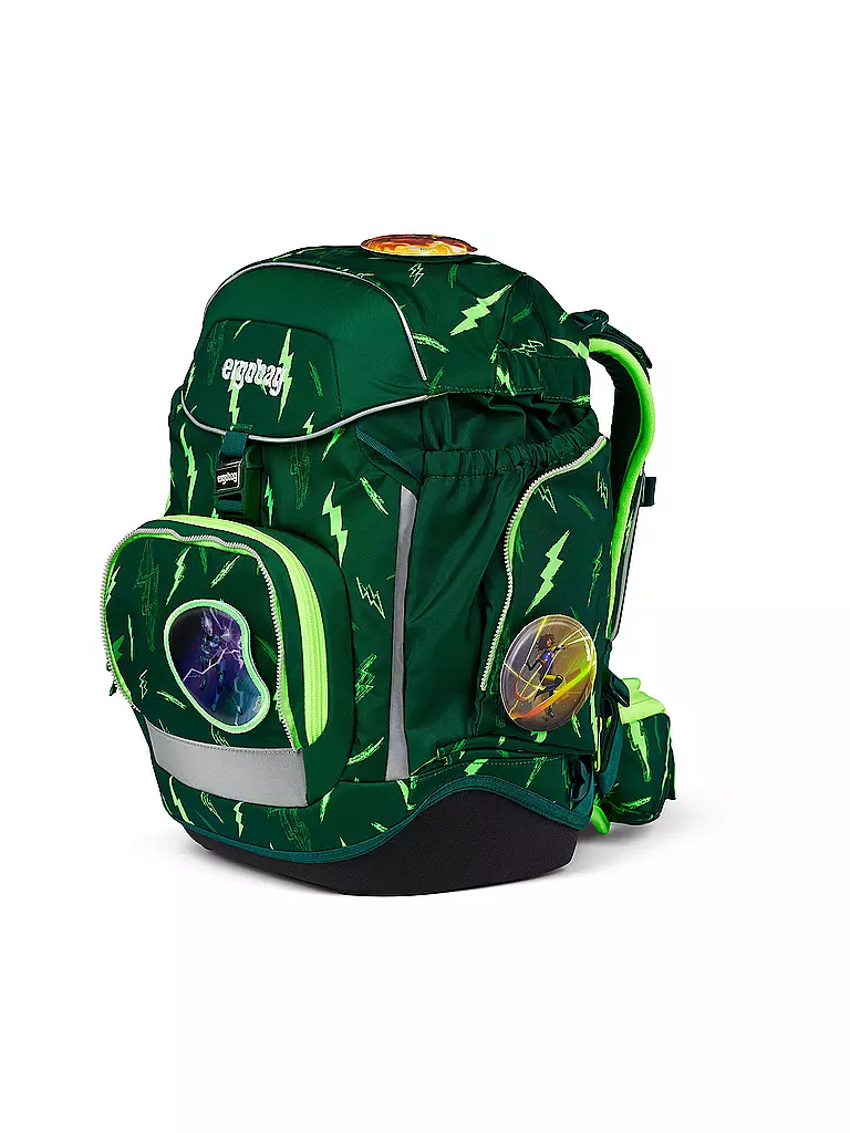 ERGOBAG | Set di zaini scolastici 6 pz PACK Lumi - Bärtastisch | Verde scuro