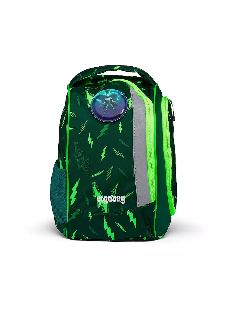 ERGOBAG | Set di zaini scolastici 6 pz PACK Lumi - Bärtastisch | Verde scuro