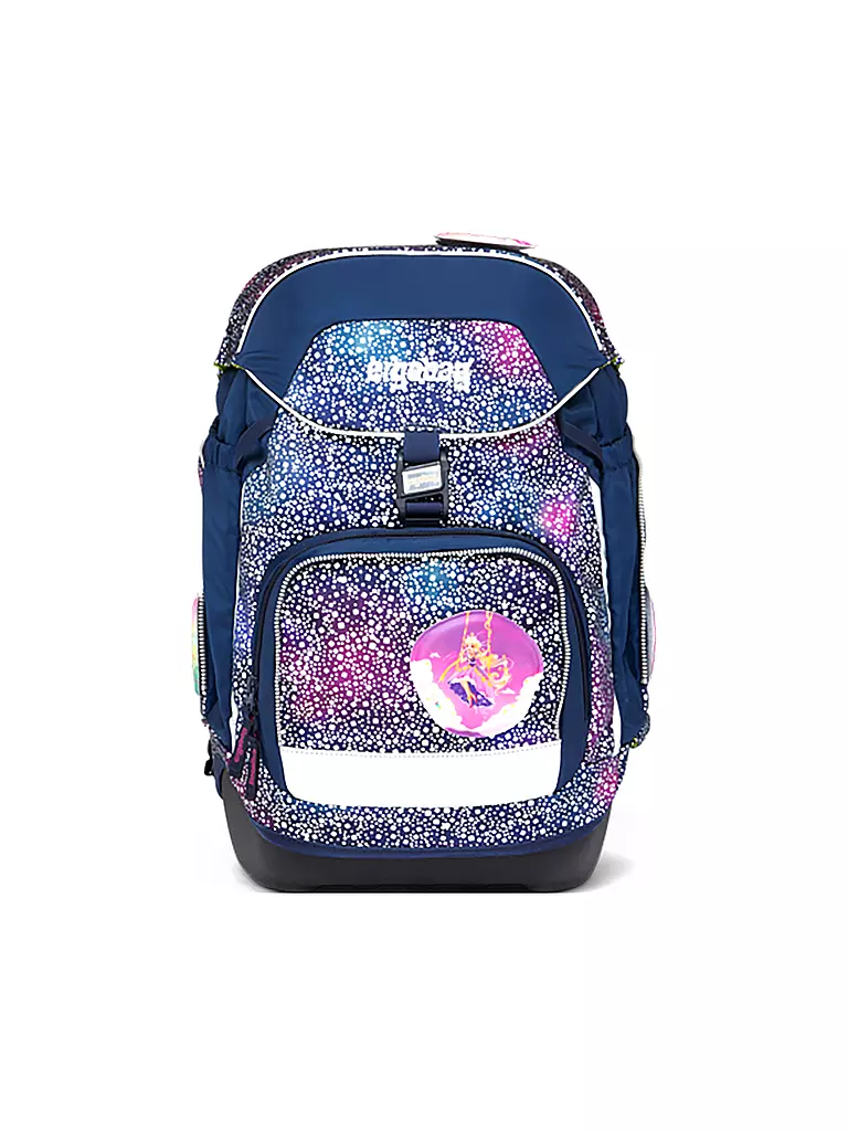 ERGOBAG | Set di zaini scolastici 6 pz PACK Reflex Glow - Bärlaxy | Lilla