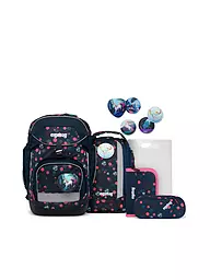 ERGOBAG | Set di zaini scolastici 6 pz PACK Reflex Glow - PhantBärsi | Blu scuro