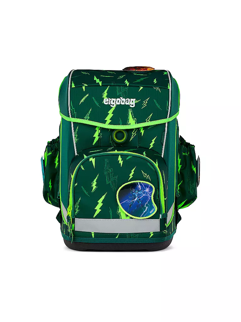 ERGOBAG | Set di zaini scolastici 6 pz. CUBO LIGHT Bärtastisch | Verde scuro