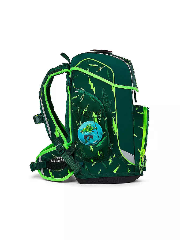 ERGOBAG | Set di zaini scolastici 6 pz. CUBO LIGHT Bärtastisch | Verde scuro