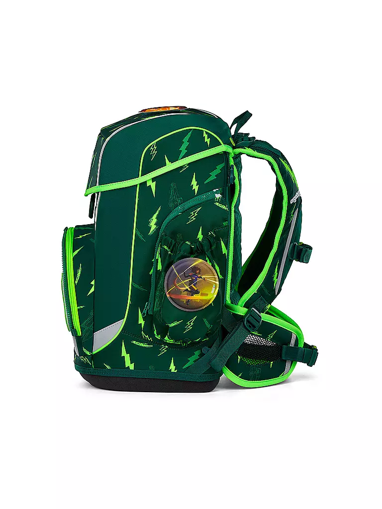 ERGOBAG | Set di zaini scolastici 6 pz. CUBO LIGHT Bärtastisch | Verde scuro