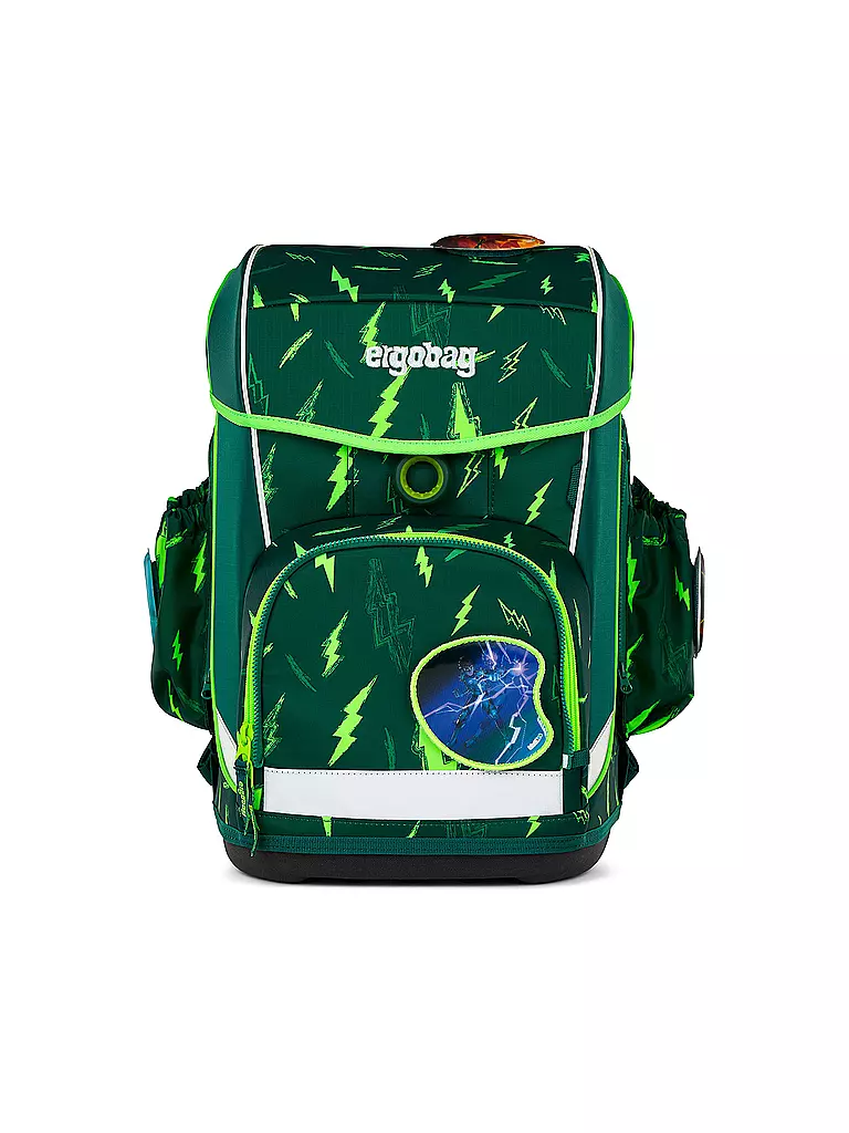 ERGOBAG | Set di zaini scolastici 6 pz. CUBO LIGHT Bärtastisch | Verde scuro