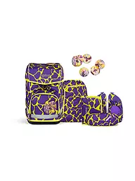 ERGOBAG | Set di zaini scolastici 6 pz. CUBO Light Lumi - SuBärkraft | Lilla