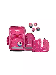 ERGOBAG | Set di zaini scolastici 6 pz. CUBO LIGHT SternzauBär | Fucsia