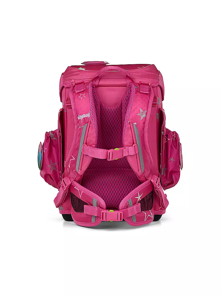 ERGOBAG | Set di zaini scolastici 6 pz. CUBO LIGHT SternzauBär | Fucsia