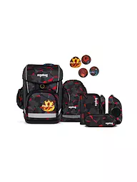 ERGOBAG | Set di zaini scolastici 6 pz. CUBO LIGHT TaekBärdo | Nero