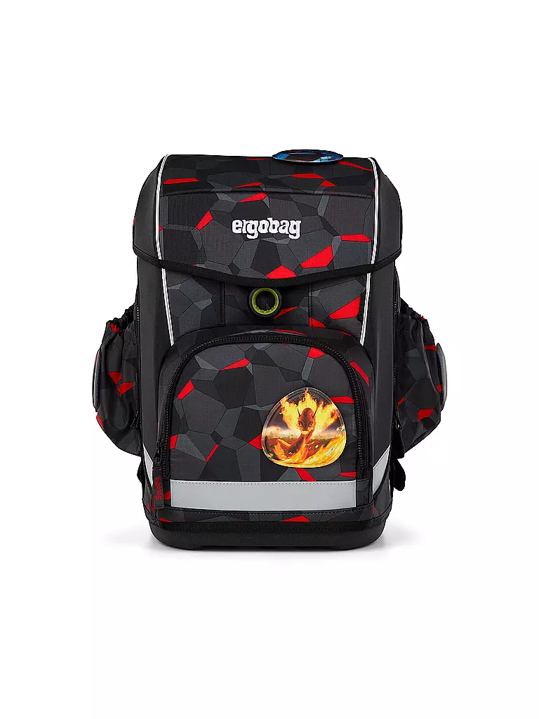 ERGOBAG | Set di zaini scolastici 6 pz. CUBO LIGHT TaekBärdo | Nero