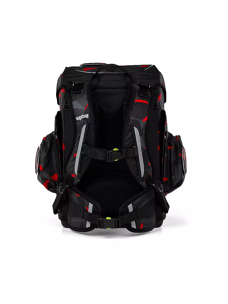 ERGOBAG | Set di zaini scolastici 6 pz. CUBO LIGHT TaekBärdo | Nero