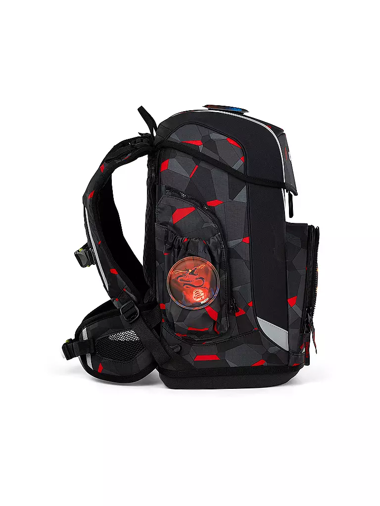 ERGOBAG | Set di zaini scolastici 6 pz. CUBO LIGHT TaekBärdo | Nero