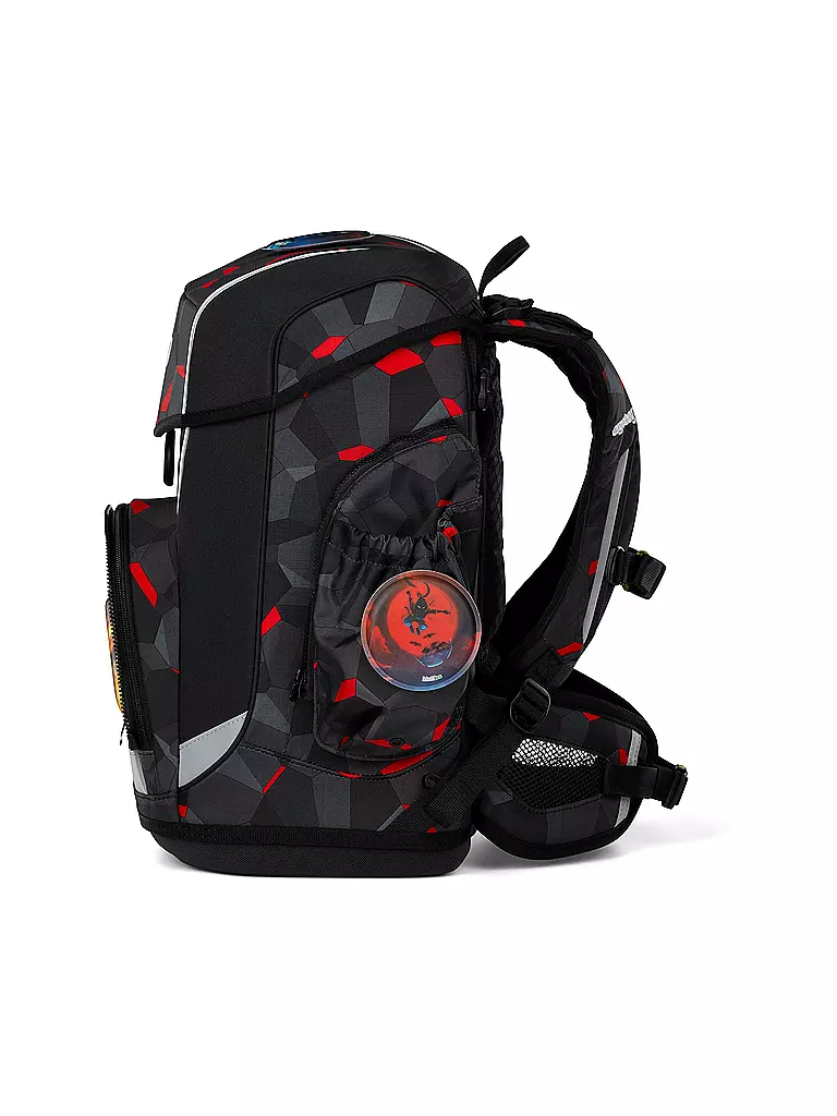 ERGOBAG | Set di zaini scolastici 6 pz. CUBO LIGHT TaekBärdo | Nero