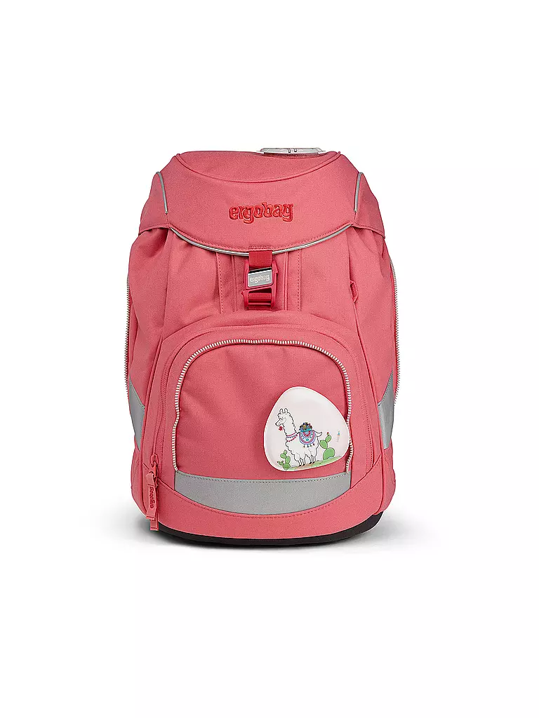 ERGOBAG | Set di zaini scolastici 6 pz. Lama in pigiama | Rosa