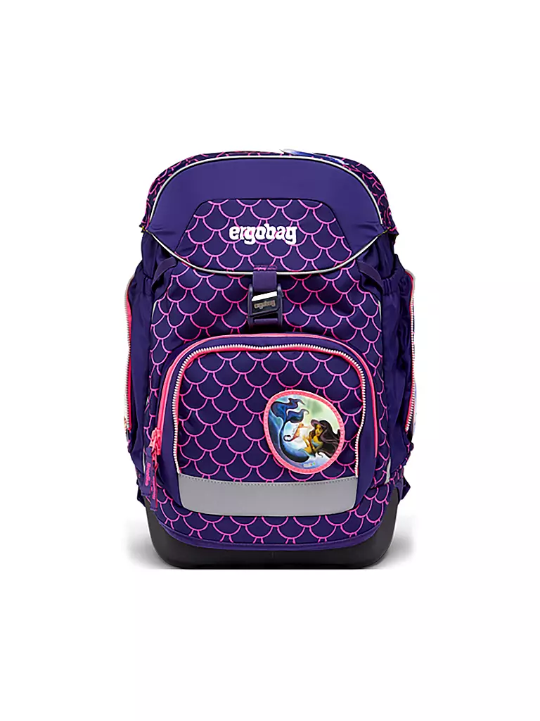ERGOBAG | Set di zaini scolastici 6 pz. MAXI Lumi - PerlentauchBäre | Lilla