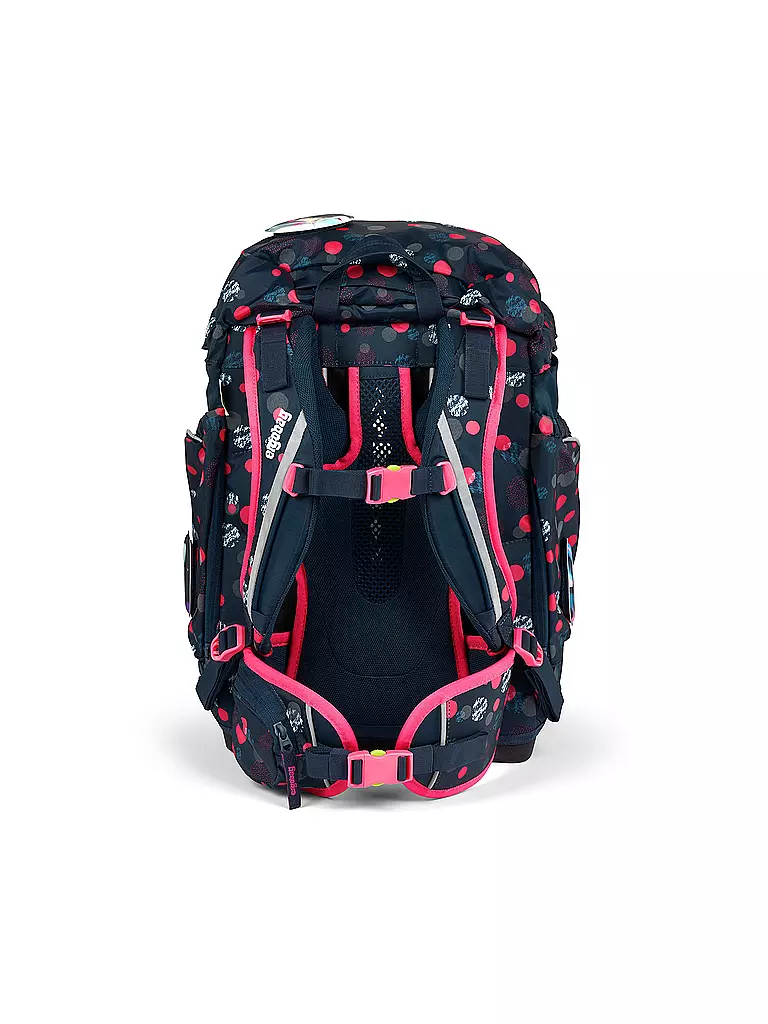 ERGOBAG | Set di zaini scolastici 6 pz. MAXI Reflex Glow - PhantBärsiewelt | Blu scuro