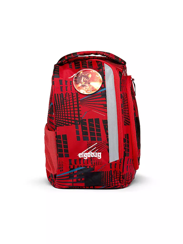 ERGOBAG | Set di zaini scolastici 6 pz. PACK - AlarmBäreitschaft | Rosso