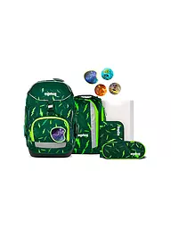 ERGOBAG | Set di zaini scolastici 6 pz. PACK Bärtastisch | Verde scuro