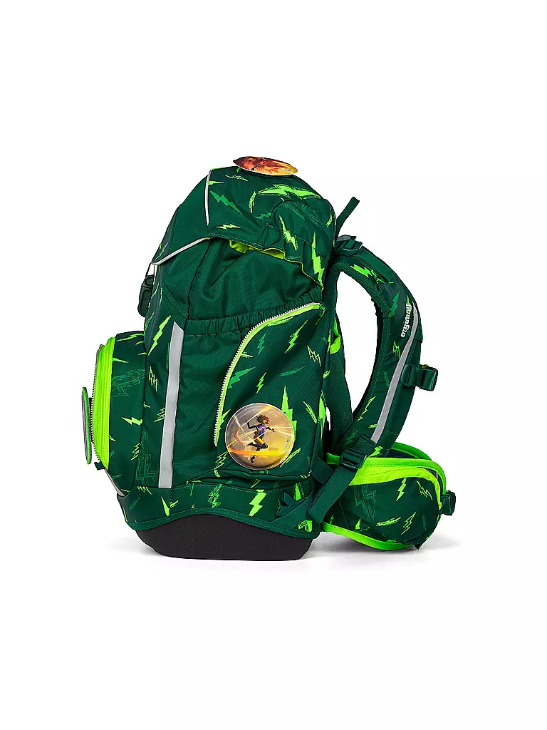 ERGOBAG | Set di zaini scolastici 6 pz. PACK Bärtastisch | Verde scuro