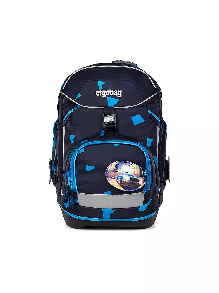 ERGOBAG | Set di zaini scolastici 6 pz. Pack Inseguimento | Nero