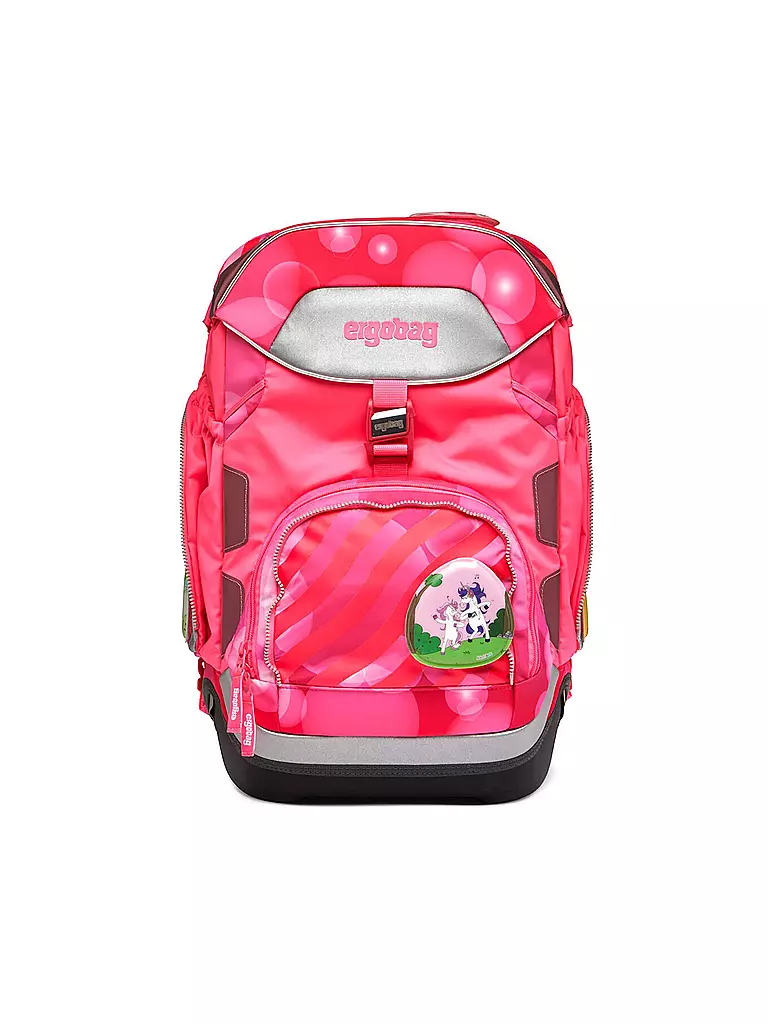 ERGOBAG | Set di zaini scolastici 6 pz. Pack KuntBärbuntes Einhorn | Fucsia