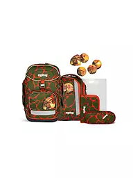 ERGOBAG | Set di zaini scolastici 6 pz PACK Lumi - PerlentauchBär | Oliva