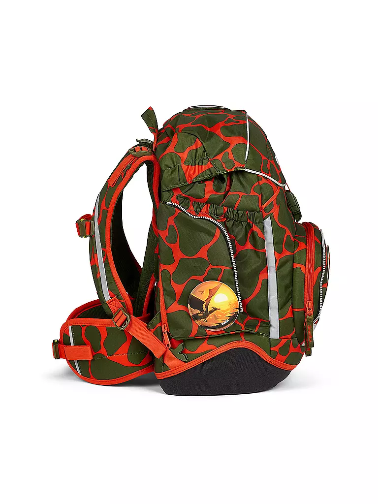 ERGOBAG | Set di zaini scolastici 6 pz. PACK Lumi - FeuerspeiBär | Oliva