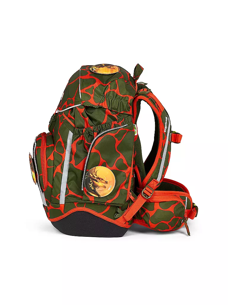 ERGOBAG | Set di zaini scolastici 6 pz. PACK Lumi - FeuerspeiBär | Oliva
