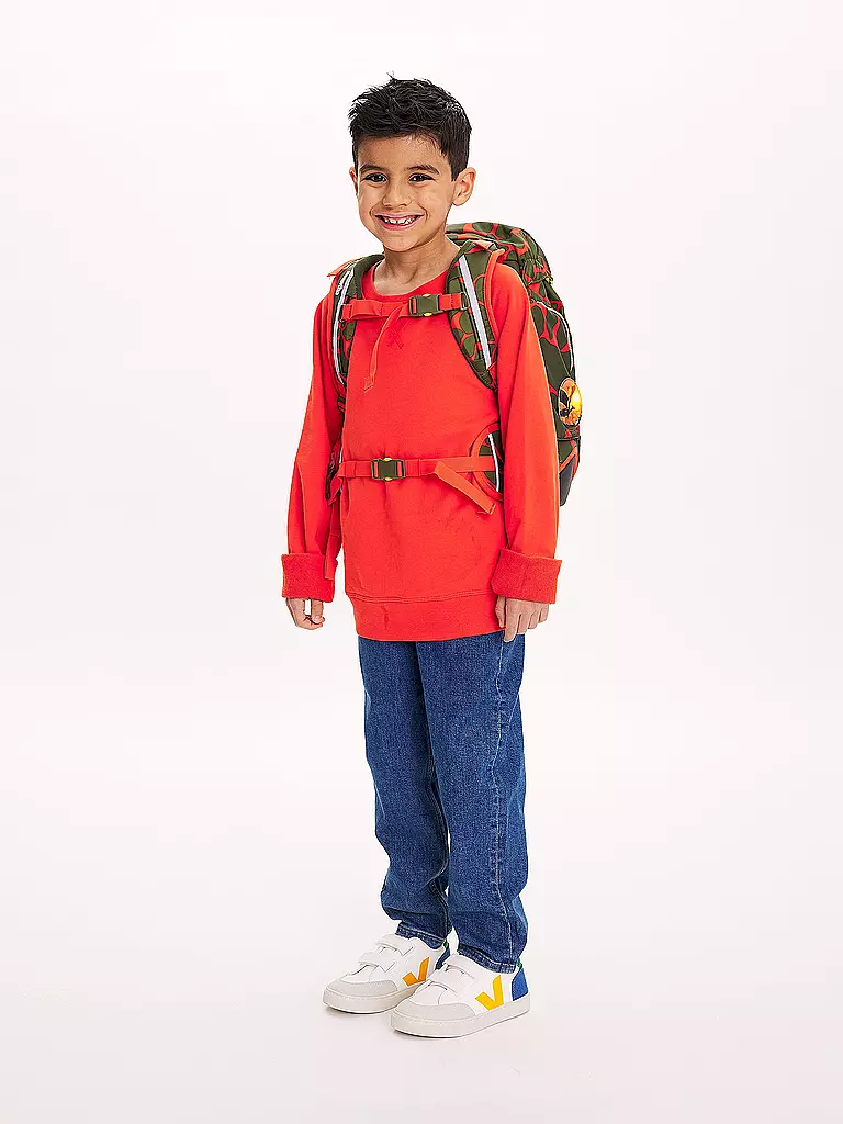 ERGOBAG | Set di zaini scolastici 6 pz. PACK Lumi - FeuerspeiBär | Oliva